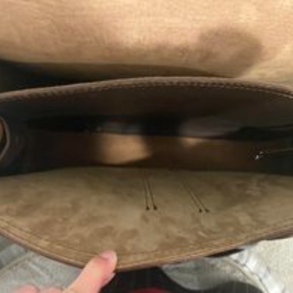 Saddleback Leather Thin Front Pocket Leather Briefcase Dark Coffee Brown - Picture 9 of 11